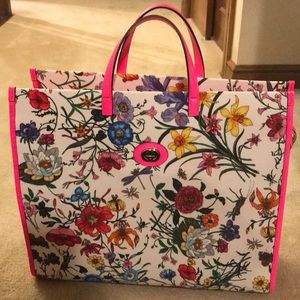 Gucci floral tote